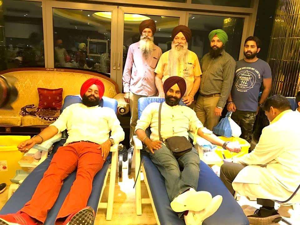 Blood donation camps collect voluntary blood donations to save lives.